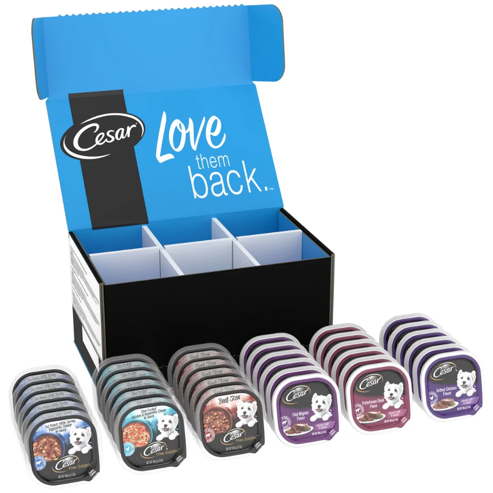 

OIMG домашние деликатесы и классические булочки в соусе, набор различных мокрых кормов для собак, (36 шт.) 3,5 унций. Лотки