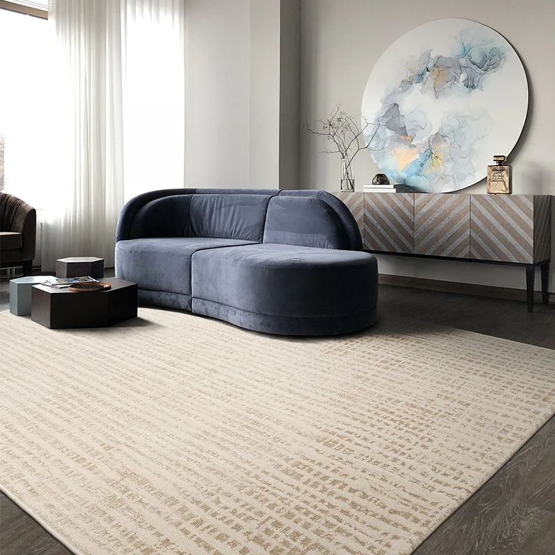 

Современный светильник роскошный бежевый ковер для спальни, гостиной, коврики для дивана, прикроватный коврик, подвесная корзина, напольный коврик