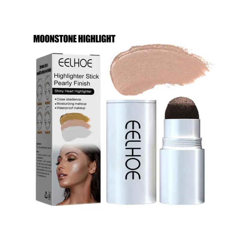 

3 Color Highlight Stick Face Contour Make Up Bronzer Highlighting Powder Cosmetic Waterproof Brightening Blush Korean Makeup