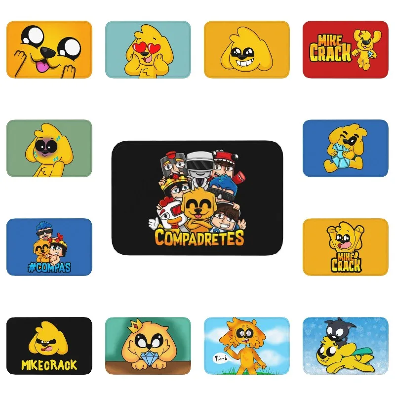 

Коврик Mikecrack Compadretes, противоскользящий, аниме мультяшный, 40*60 см