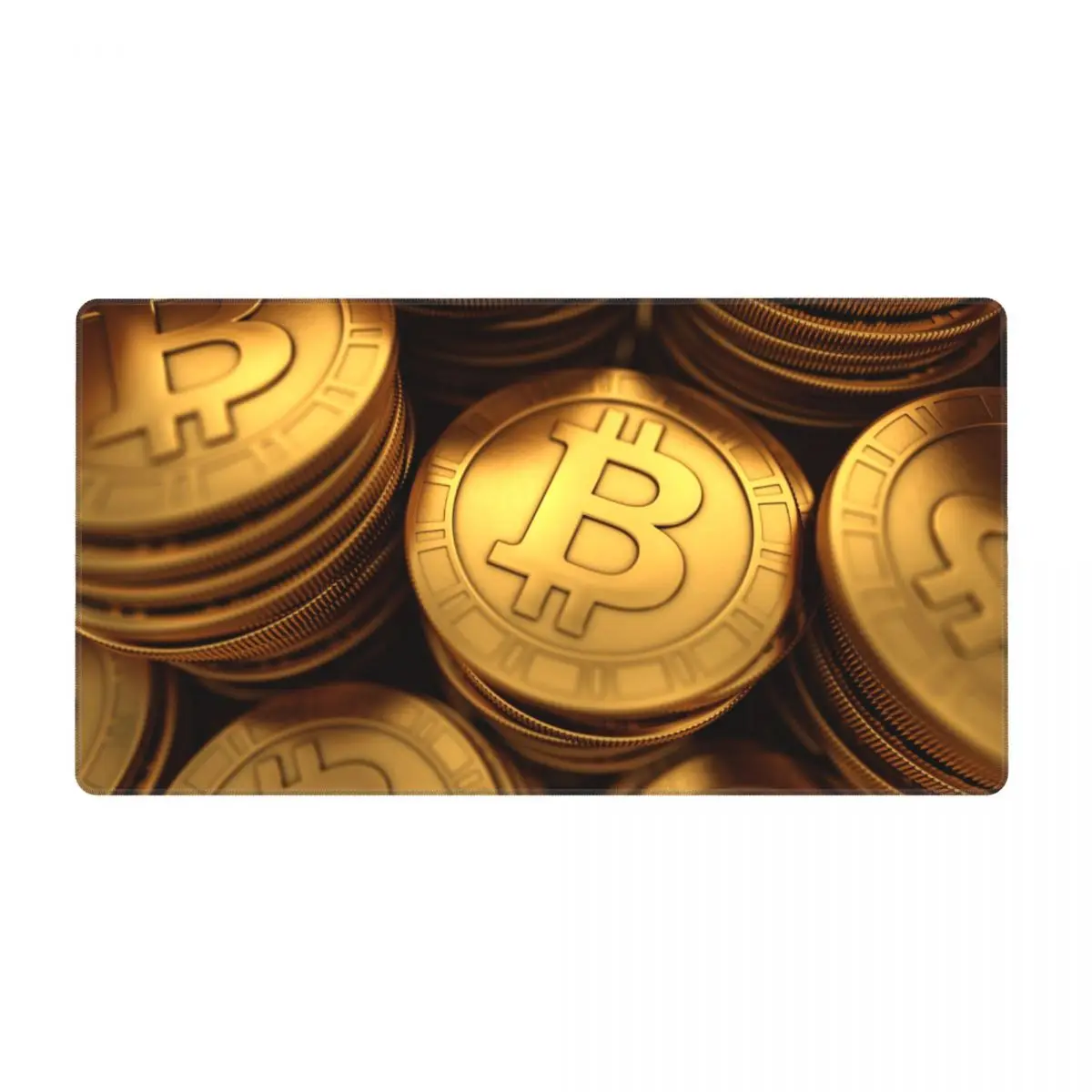 

Bitcoin BTC Crypto Coin Gaming Mouse Pad Keyboard Desk Mat Large Rubber Mousepad for Computer