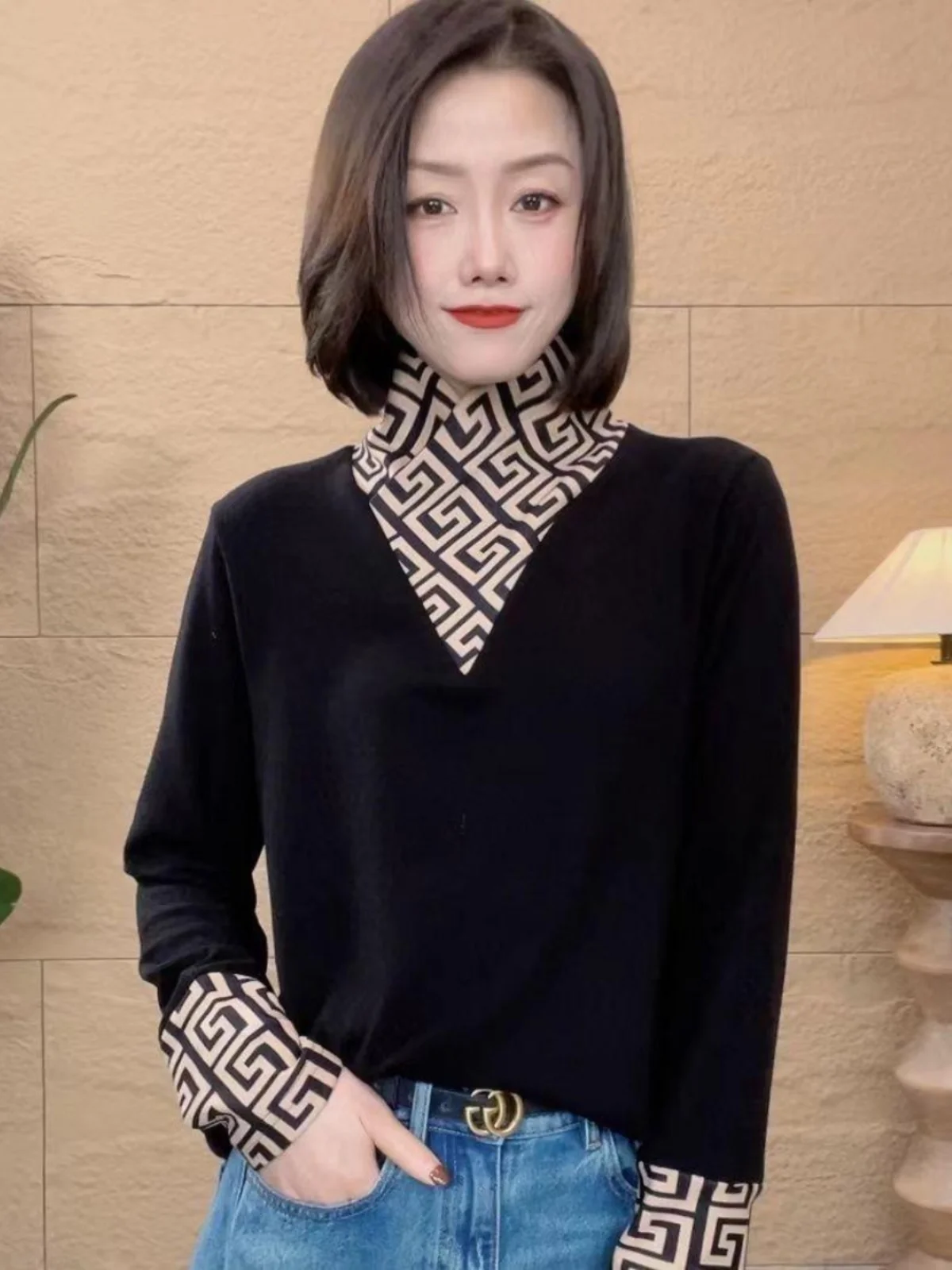 Двусторонняя нижняя рубашка больших размеров Dralon для женщин новинка 2024