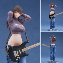 섹시한 소녀 애니메이션 피규어 기타 자매, 메이 메이 액션 피규어, 성인 소장용 모델 인형 장난감 선물, 사랑스러운 기타 자매, 25cm