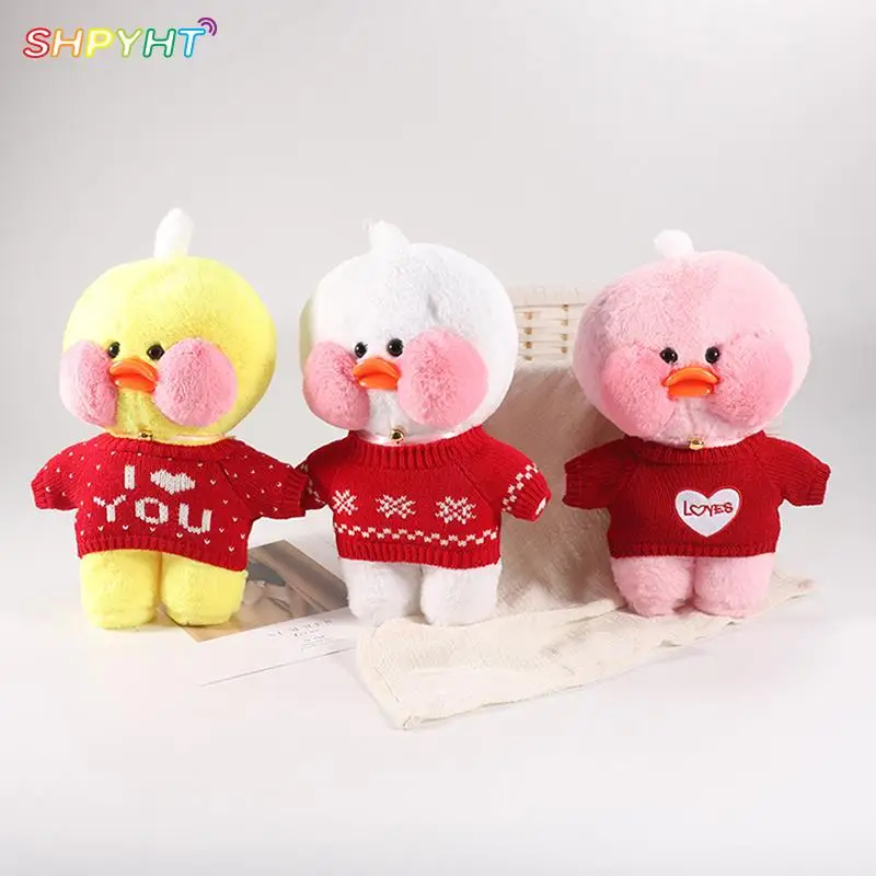 

1PC Red Doll Clothes Sweater For 30cm Duck Toy Mating Plush Toys Clothes Clothes Accessories