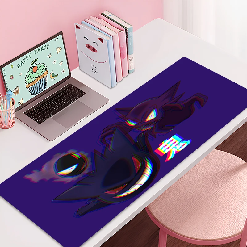 Фото Игровой коврик для мыши P-Pokemons G-Gengars, офисный ковер, коврики для мыши, геймерский коврик, настольные аксессуары, коврики для компьютерного стола, ковер для ПК, коврик для мыши №1