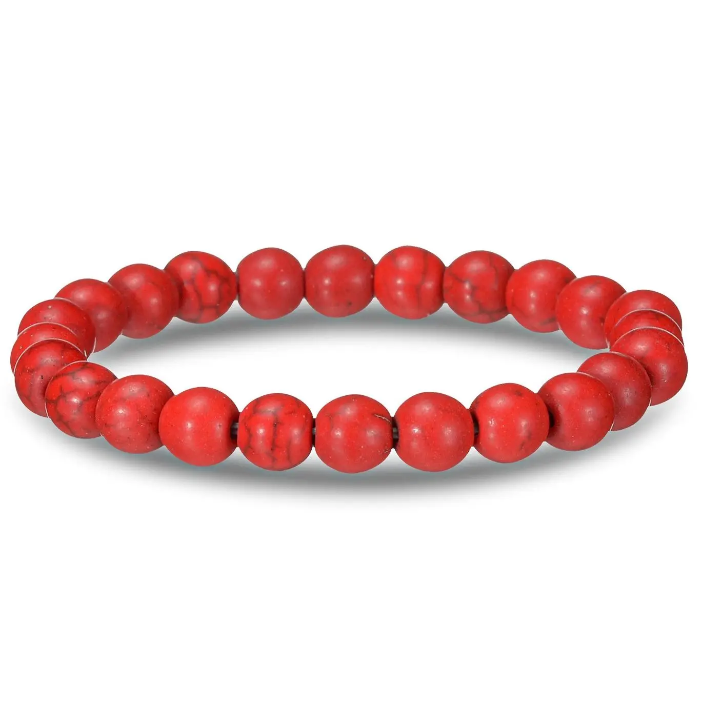 

Multi Styles Red Red Turquoise Natural Stone Bracelets Beads Energy Bracelet Elastic Classic Couple Yoga Prayer Charm Jewelry