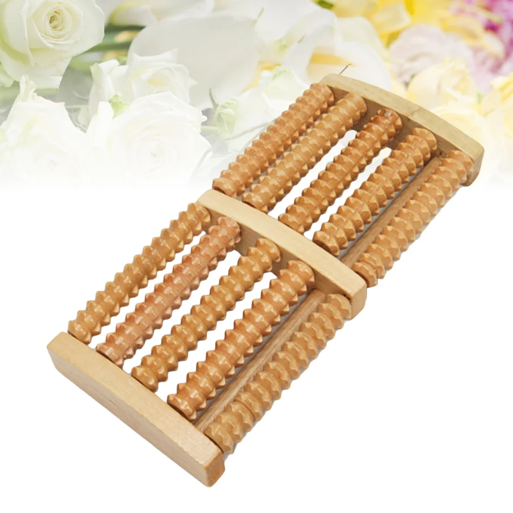 

1pc 5-Row Foot Tehsion Relief Sturdy Health Care Trigger Point Roller
