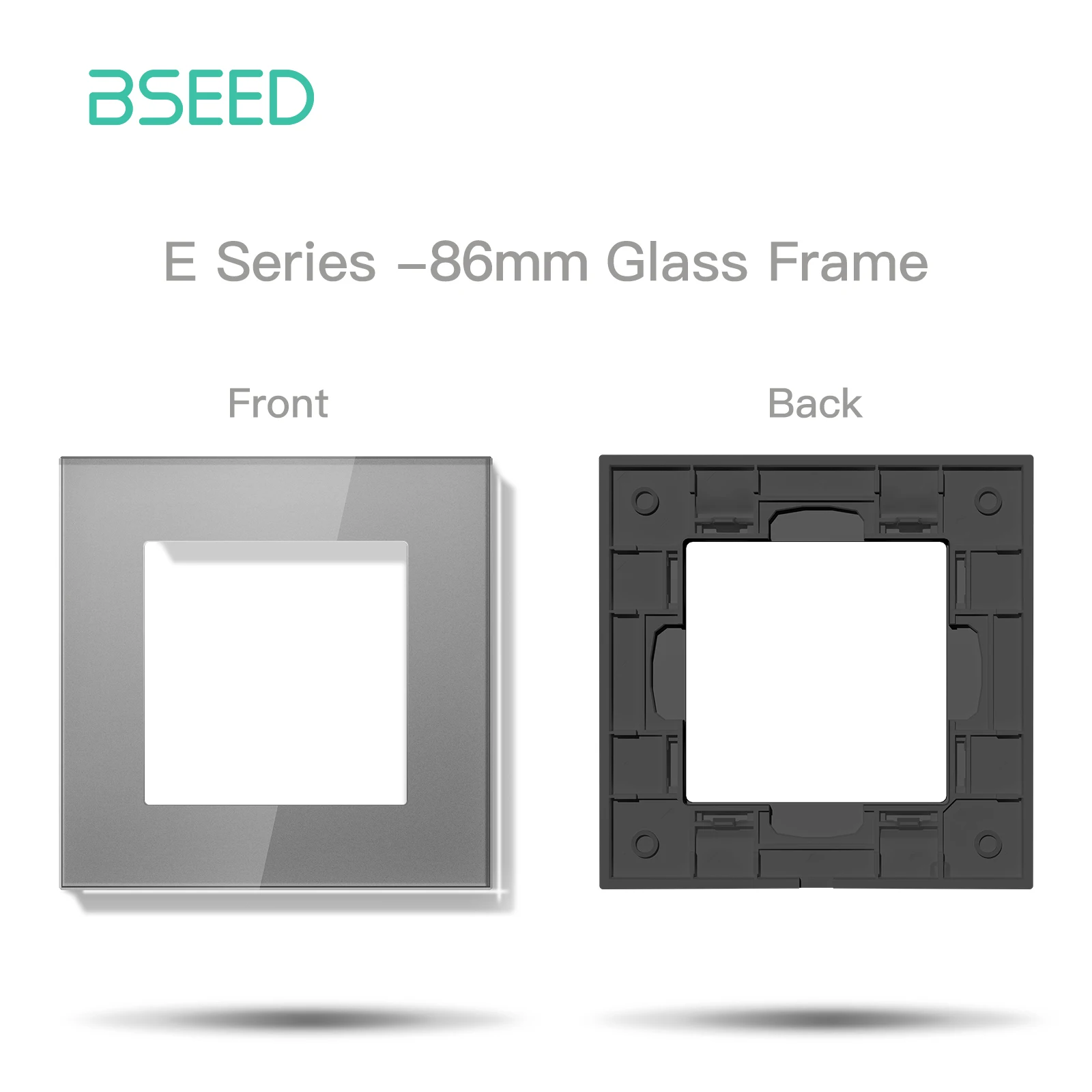 

BSEED E Series стеклянная рамка для розеток
