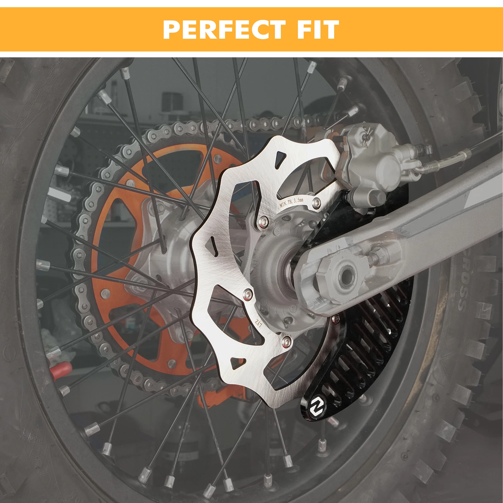 Для KTM EXC 300 2024 240 мм большой фотографический комплект 125 250 350 450 530 XCW ротор заднего