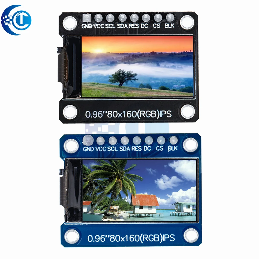 TFT-дисплей 0 96 дюймов IPS 8P SPI HD 65K полноцветный ЖК-модуль ST7735 Привод IC 80*160 (не OLED) для