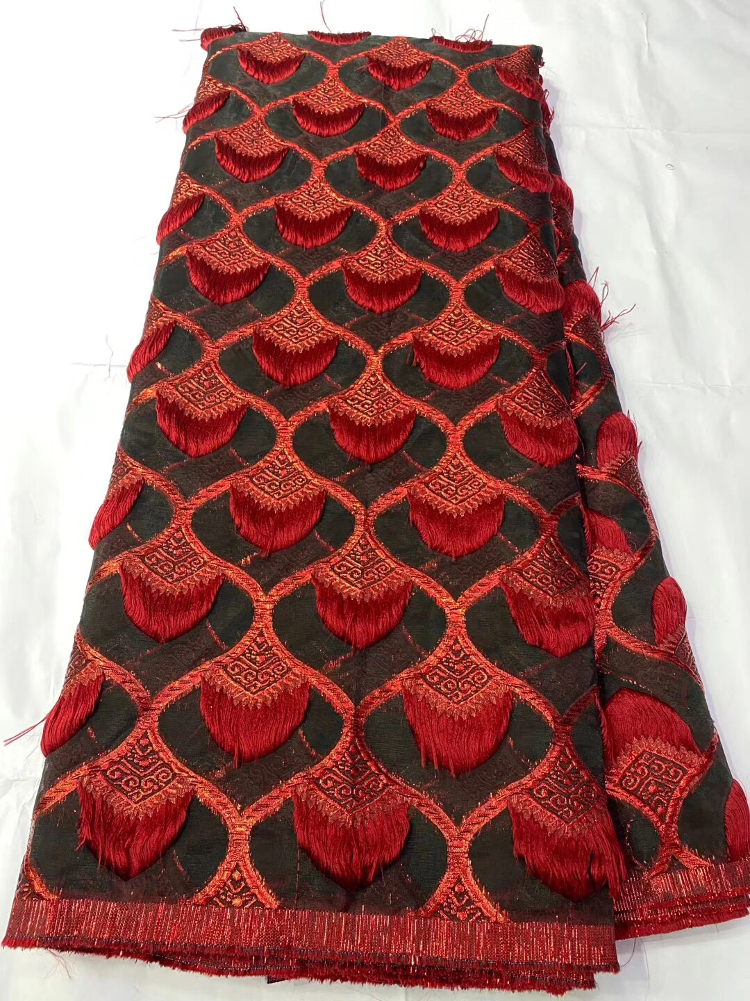 2020 Последний 3D-кружевная ткань африканского высокого качества Французская сетчатая кружевная ткань сетчатая нигерийская KYY20112A.