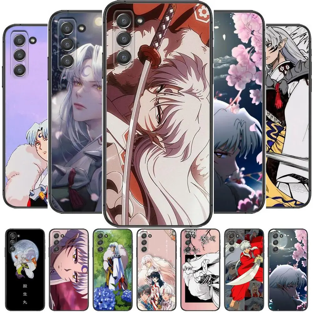

sesshomaru Cartoon Phone cover hull For SamSung Galaxy s6 s7 S8 S9 S10E S20 S21 S5 S30 Plus S20 fe 5G Lite Ultra Edge