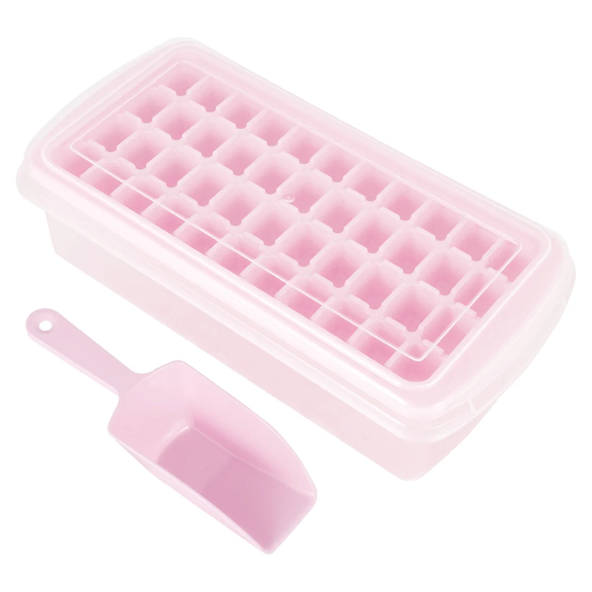 36/44 Grid Ice Box with Lid Homemade Ice Artifact Household Small Freezer Refrigerator Frozen Ice Cube Mold Kitchen Accessories