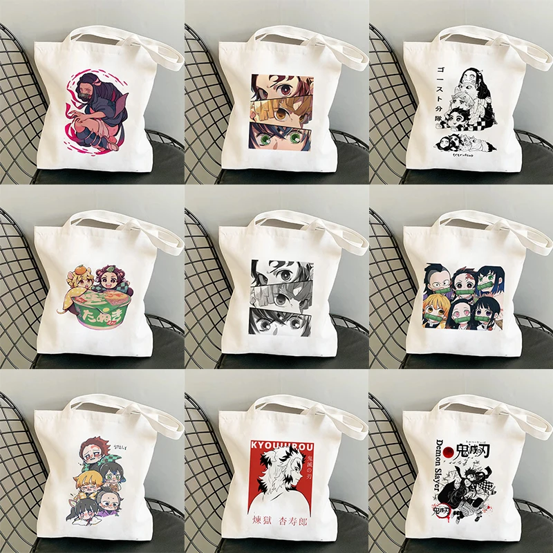 

Shopping Bag Anime Japanese Eco Day Folding Bag Large Capacity Handbag Harajuku Shoulder Bag Storage Organizer органайзер сумка