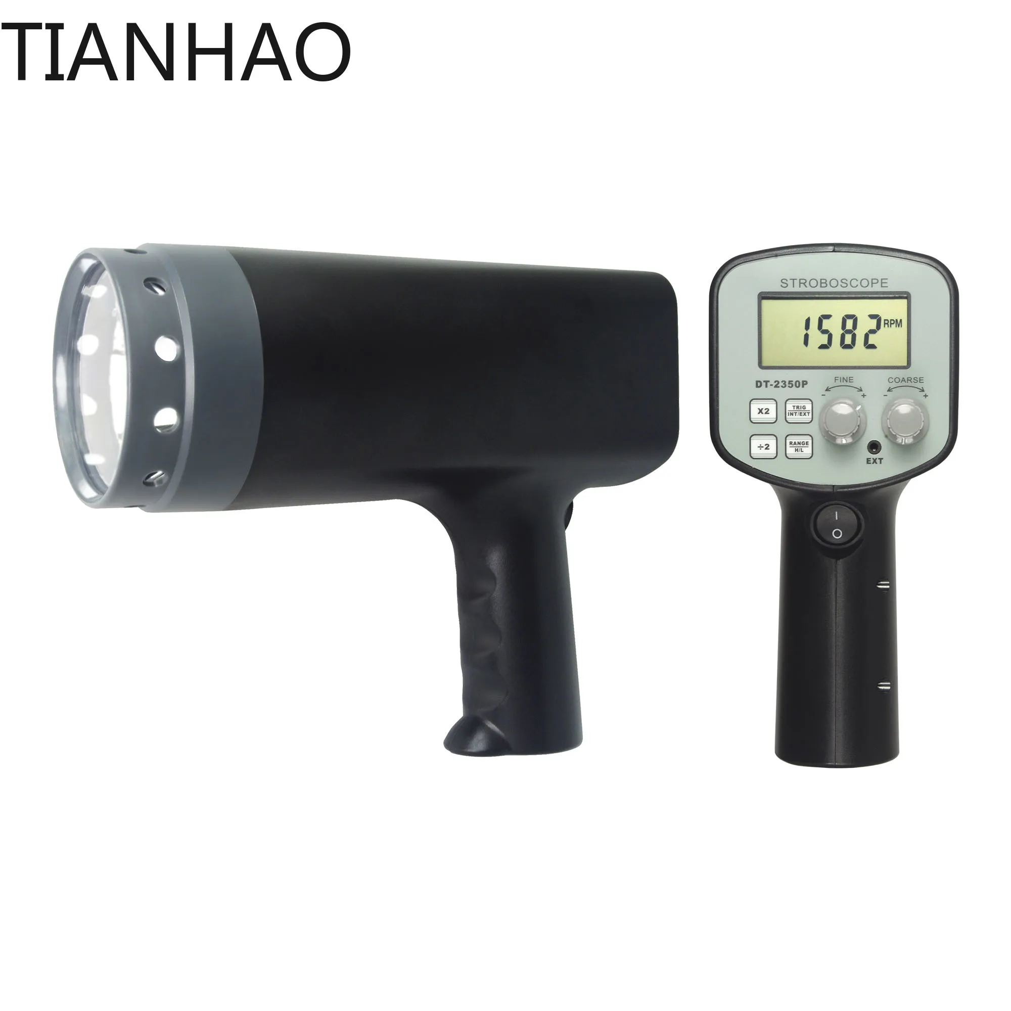 Фото Цифровой стробоскоп и тахометр LANDTEK DT2350PA, диапазон 50-12000 об/мин №2