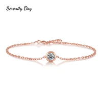 serenity day bracelet for women 100 s925 silver womens bracelet perception bubble inlaid moissanite temperament gift jewelry