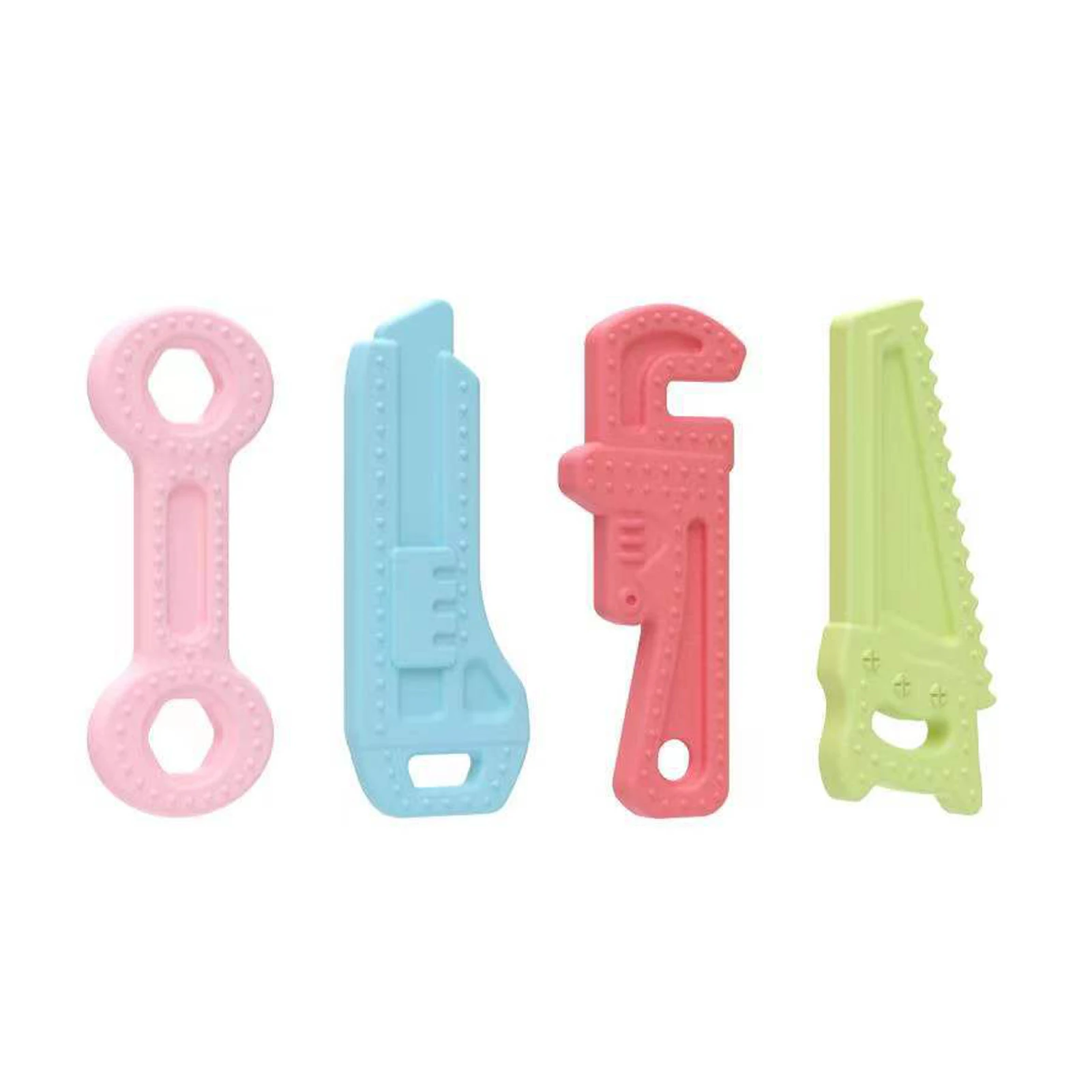 

4 Pack Baby Teething Toys 0-6 Months 6-12 Months Baby Teething Toys Silicone Baby Teether Toys Silicone Teething Toys For 6-12
