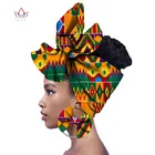 2021 модный Африканский головной шарф и гарантия 2 штуки Женская африканская одежда базин богатый головной убор воск Анкара головной убор SP018