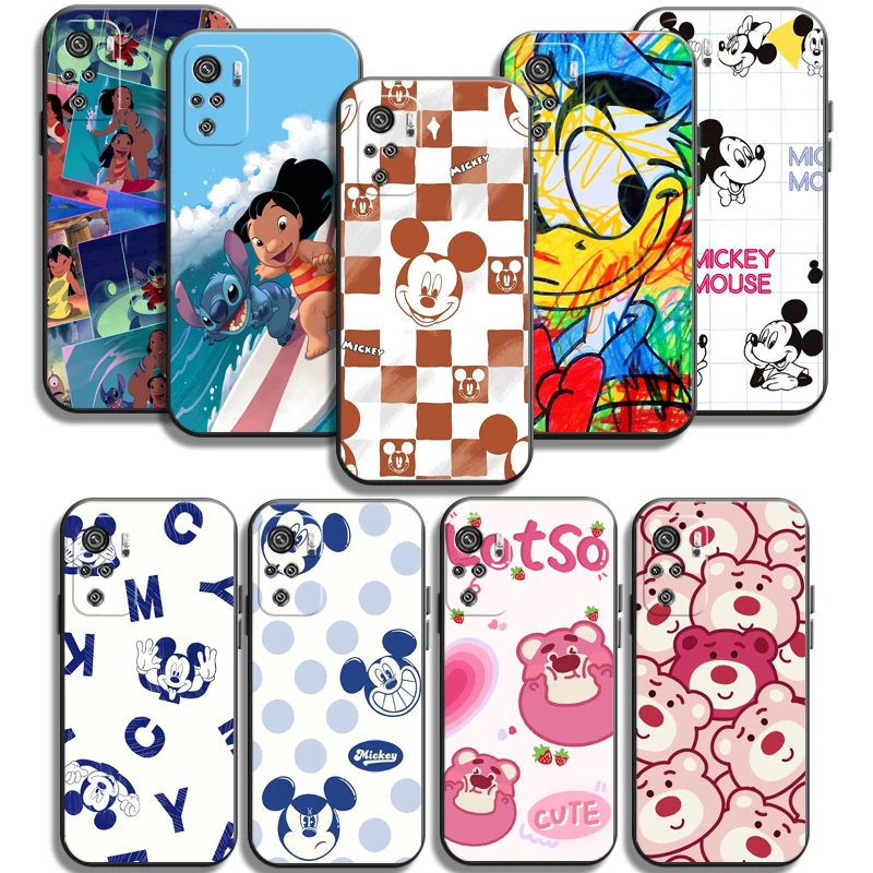 

Disney Mickey Phone Cases For Xiaomi Redmi Redmi Note 7 8 Pro 8T 2021 7 8 7 8A 8 Pro Funda Back Cover Carcasa Soft TPU