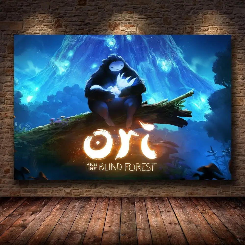 

Ori and the Blind Forest Canvas Painting Poster Print Ori and the Will of the Wisps Wall Art Picture for Living Room Home Decor