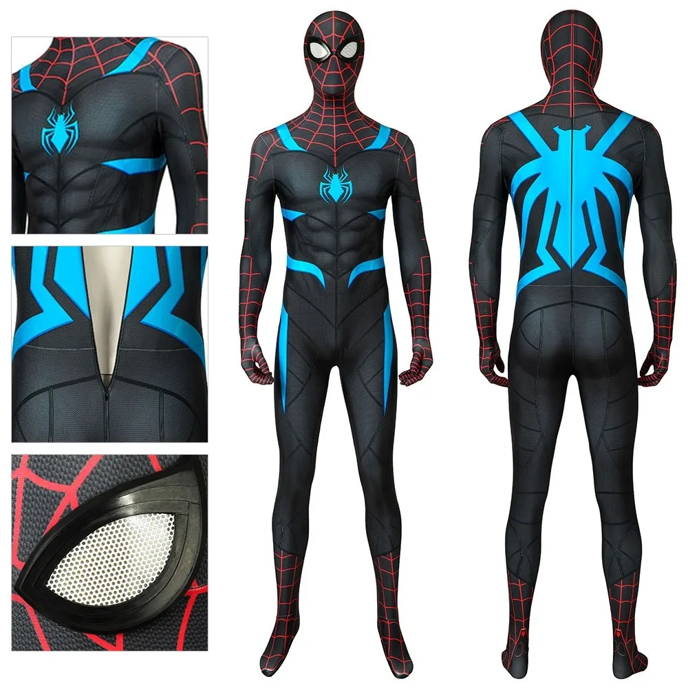 

Adult Man Woman Child Kids PS4 Secret Spider Bodysuit Tights Suit Super Hero Tracksuit Zentai Halloween Cosplay Costume Jumpsuit