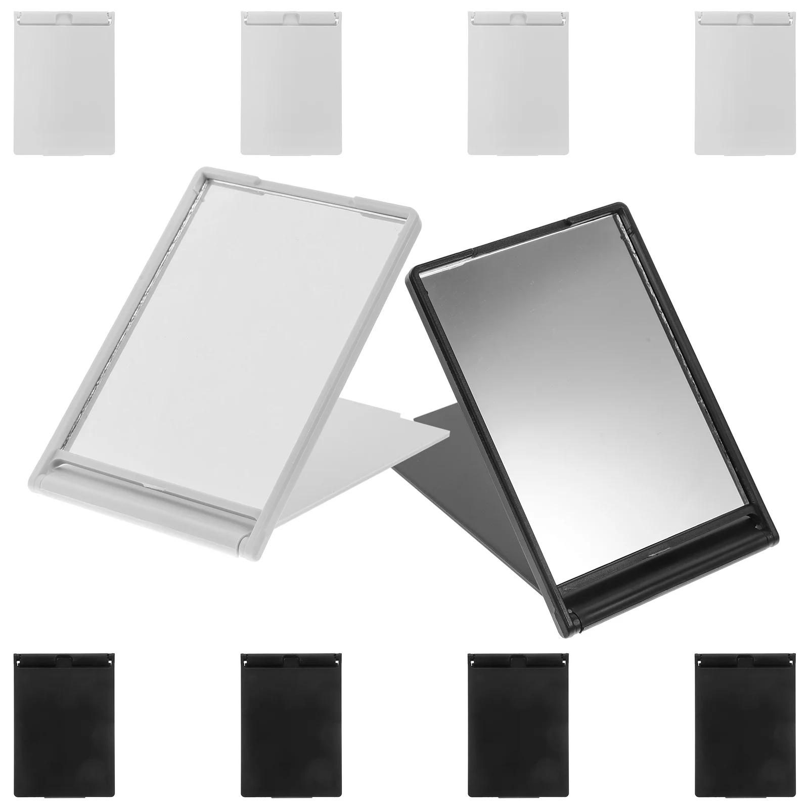 

Mirror Makeup Travel Compact Portable Vanity Foldable Outdoor Hand Handheld Pocket Sided Magnification Purse Double Mirrors