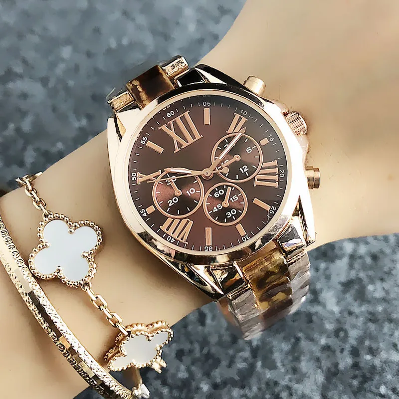 Brand Wrist Watches Women Girl Ladies Style Quartz Casual Steel Metal Band Clock m49