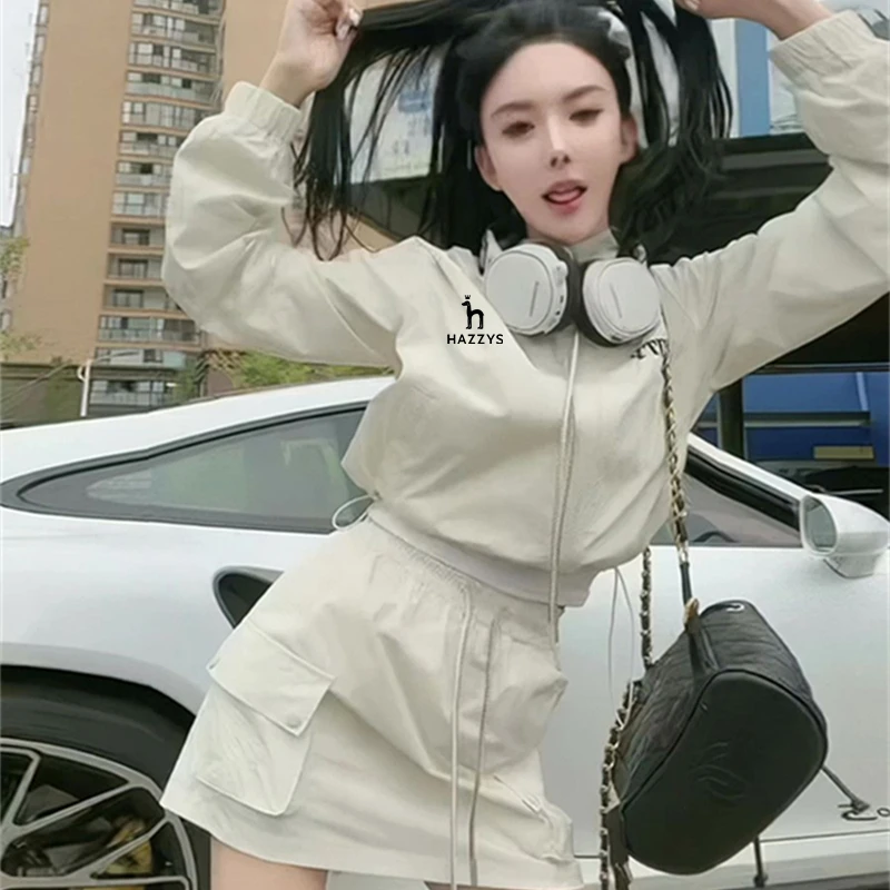 

Autumn Women's Golf Wear New Jacket Two Piece 2023 Golf Women's Clothing Mini Skirt Set Windbreaker Luxury Brand Golf Suit