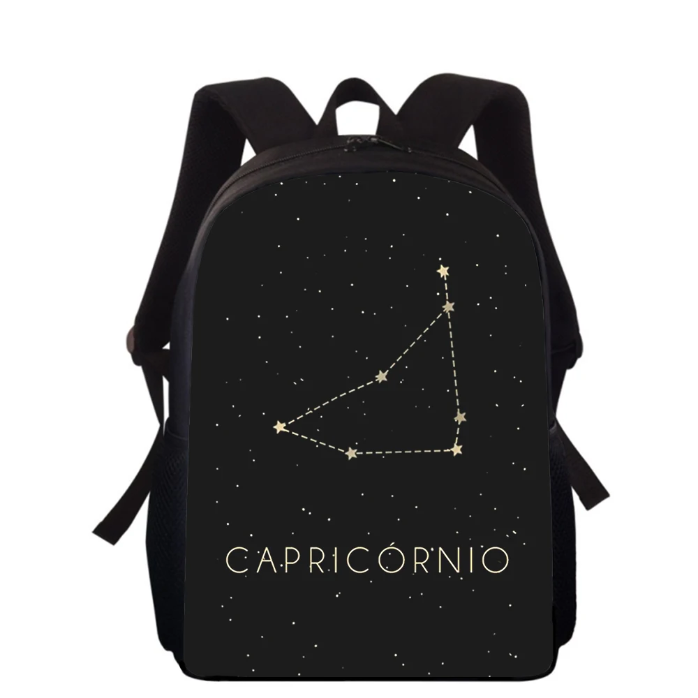 12 constellations fashion art 15” 3D Print Kids Backpack Primary School Bags for Boys Girls Back Pack Students School Book Bags