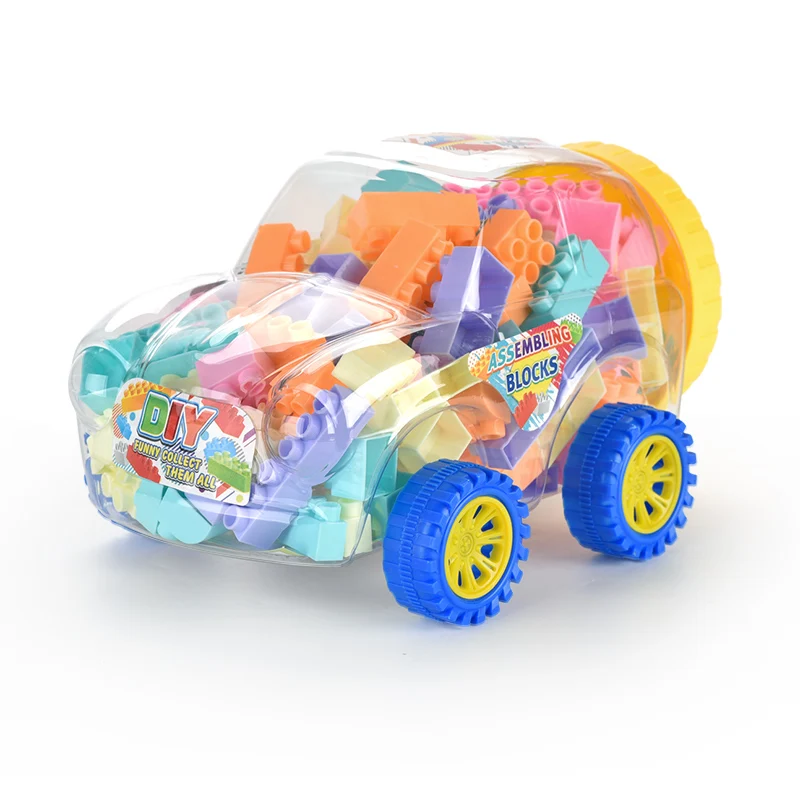 

Cheap Wholesale Learning DIY Plastic Car Toys Supplier Christmas Build Block kids toys 2022 game building blocks for children