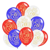 2022 queens jubilee decorations set 70th queens platinum jubilee party balloons set union jack elizabeth queens jubilee balloon