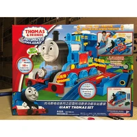 thomas electric train rail car giant multifunctional station set children boy toy