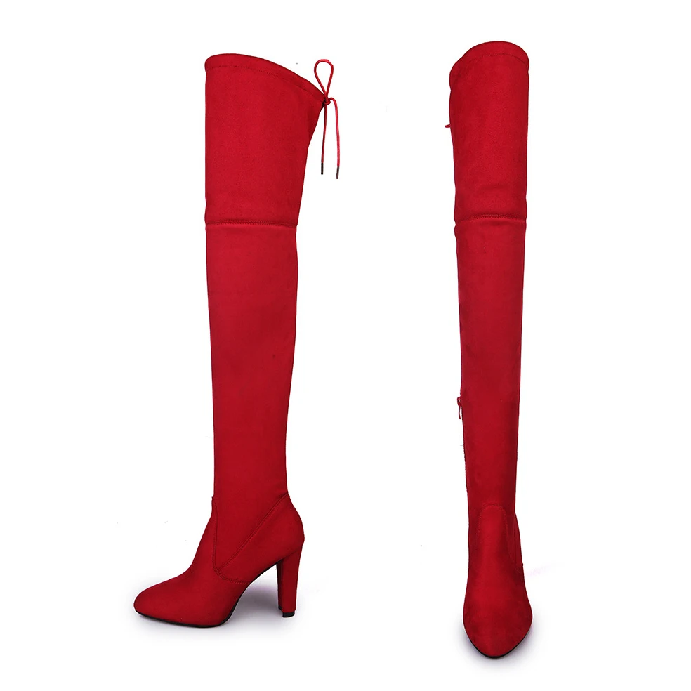 Женские сапоги выше колена сезон осень-зима 2024