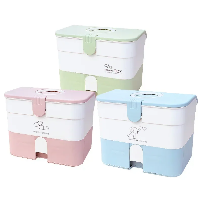 Портативный ящик для хранения инструментов ногтей большой емкости —