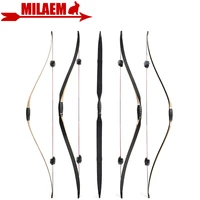 58inch archery traditional bow longbow 15 50lbs hunting triangle horsebow target shooting outdoor bow arrow accessories