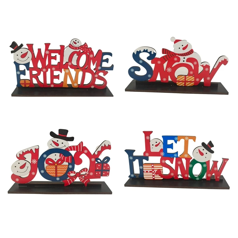 

Christmas Wooden Letter Ornaments Christmas Table Signs Various Christmas
