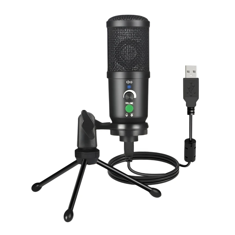 

USB Professional Condenser Microphone Recording Studio Karaoke Noise Reduction High Sampling Rate 192khz Mic Live Streaming Suit