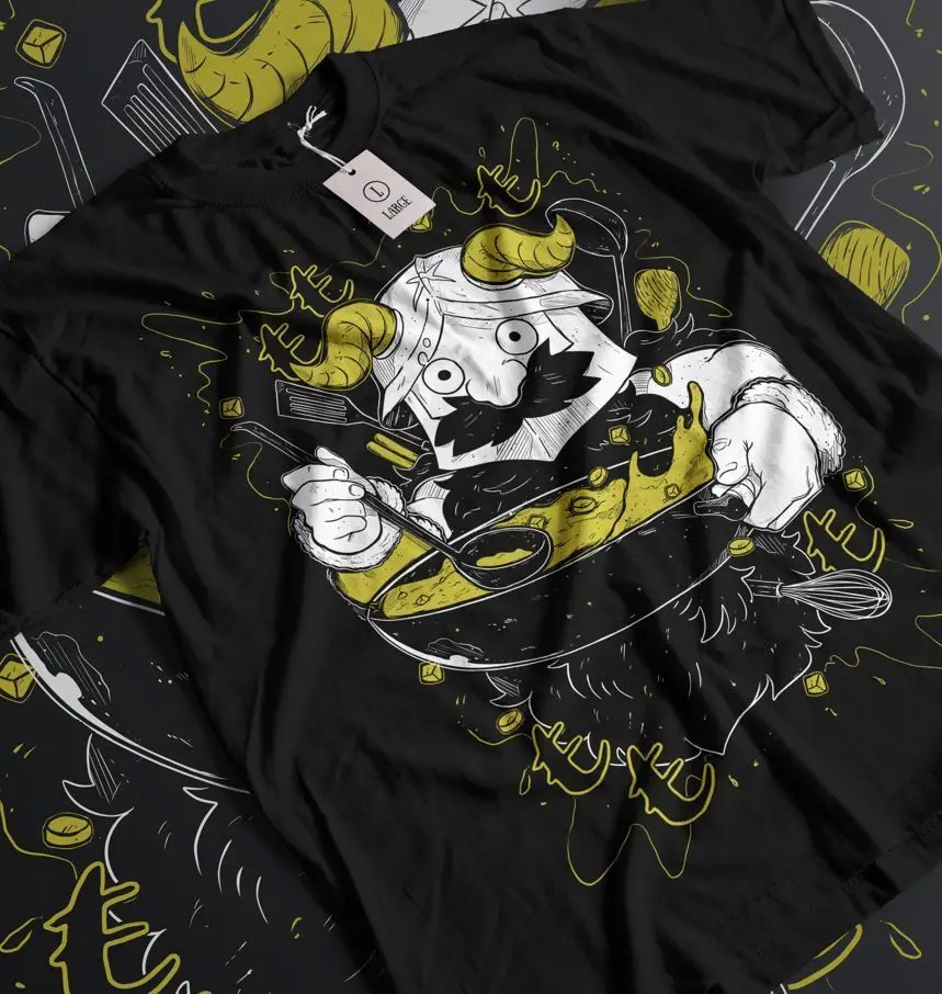 Senshi футболка для еды вкусные в подземелье Подарочная рубашка все размеры