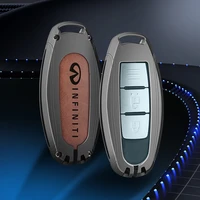 car remote key cover case shell holder full protector for infiniti q50 q60 q70 qx55 g37 jx35 qx50 qx60 qx80 keychain accessories