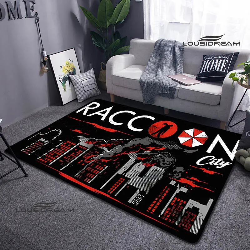 

Ужасный ковер с принтом зонта, красивый ковер для гостиной и спальни, противоскользящий дверной коврик, реквизит для фотосъемки, подарок на день рождения