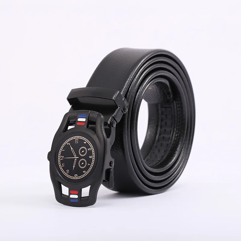 ZLY 2022 New Fashion Belt Men Women Versatile PU Leather Material Alloy Metal Watch Decorate Buckle Jeans Casual Style Quality