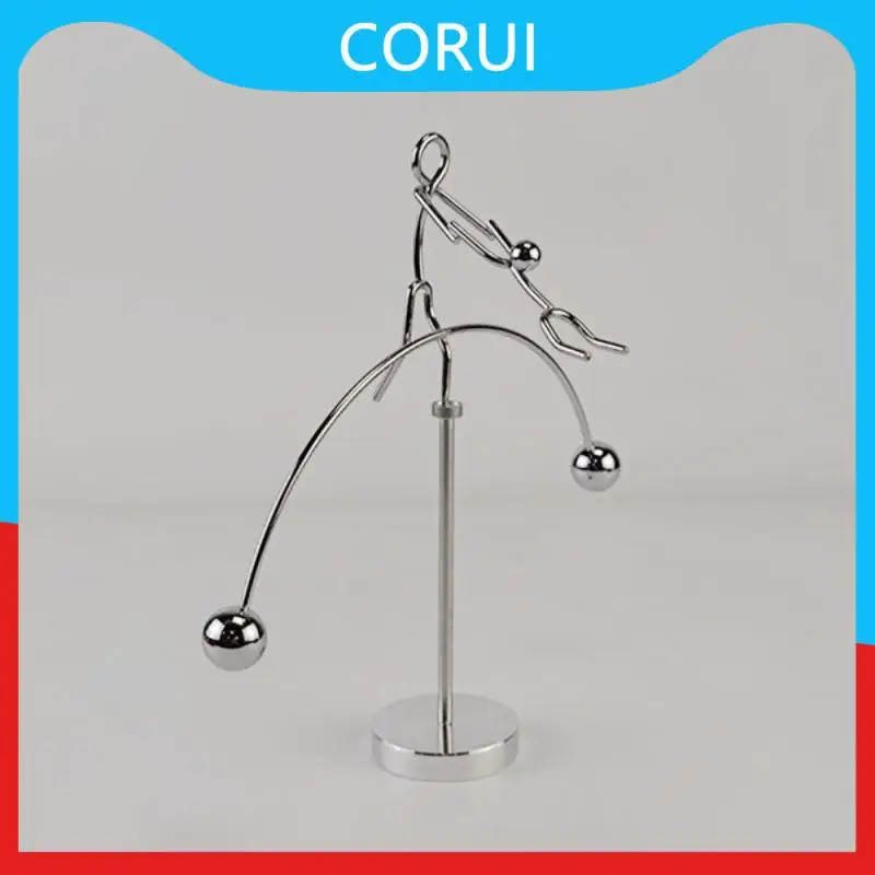 

Double Dance Balance Pendulum Gymnastics Little Iron Man Decoration Desktop Decoration Crafts Newton Pendulum Balance Ball