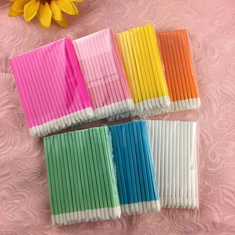 50 Шт. Одноразовый Аппликатор для Губных Помад и Блесков В Портативном Варианте Косметический Инструмент Для Макияжа.