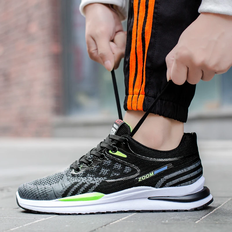 Walking Shoes Men's Sneakers Non-slip Shock-absorbing Lightweight Tennis Shoes Men's Breathable Casual Shoes