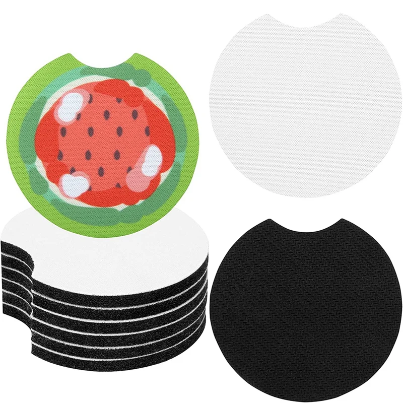 

Sublimation Blanks Car Cup Holder Coasters,2.75 Inch Car Coasters,Blank Cup Pad Mat For Crafts Painting Heat Press