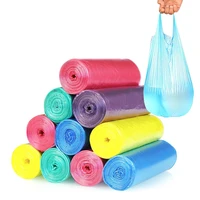 3rolls100pcs disposable garbage bag for household storage portable thickened toilet recycling classification plastic trash bag