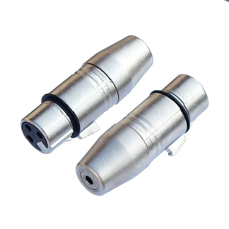 

XLR 3 Pin Female to 3.5mm Female Jack to XLR Audio Adapter For Microphone Speakers Sound Consoles Amplifier XLR Connector