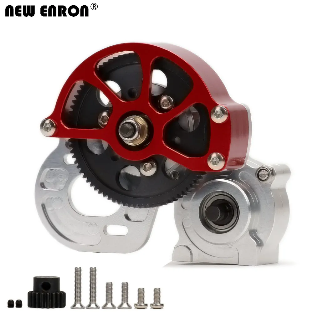 

NEW ENRON Aluminium Alloy 1Pcs Complete Metal Transmission Gearbox Upgrade Parts for RC Crawler Car Axial 1/10 AX10 SCX10 SMT10