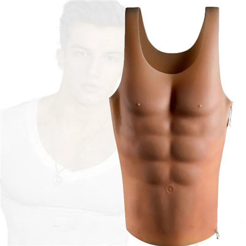 Silicone Fake Chest Muscle Hunk Chest Muscle Man Charming Pectoralis New 1750g Corset Top Silica Gel Muscle Top Is Strong