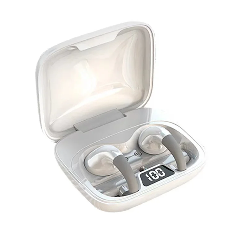 Деловые наушники с костной проводимостью, Bluetooth, стерео, объемный звук, шумоподавление, Беспроводная музыкальная гарнитура